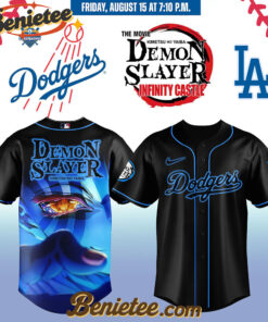 All Team MLB Los Angeles Dodgers x Demon Slayer Baseball Jersey 2025 v5, Custom Anime Trending, Gift For Anime Lovers