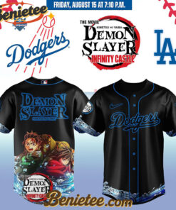 All Team MLB Los Angeles Dodgers x Demon Slayer Baseball Jersey 2025 v8, Custom Anime Trending, Gift For Anime Lovers