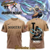 All Team MLB Los Angeles Dodgers x Demon slayer Hashibira Inosuke Tshirt, Custom Anime Trending, Gift For Anime Lovers