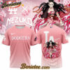 All Team MLB Los Angeles Dodgers x Demon slayer Kamado Nezuko Tshirt, Custom Anime Trending, Gift For Anime Lovers