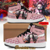 Los Angeles Dodgers x Demon slayer Sneakers Air Jordan High Top Shoes v1, Custom Anime Trending, Gift For Anime Lovers