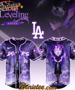 All Team MLB Los Angeles Dodgers x Solo Leveling Baseball Jersey