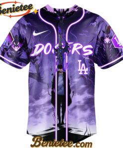 All Team MLB Los Angeles Dodgers x Solo Leveling Baseball Jersey