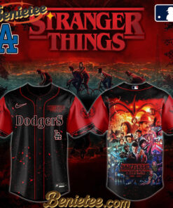 All Team MLB Los Angeles Dodgers x Stranger Things Baseball Jersey 2025 Editions Limited