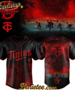 All Team MLB Minnesota Twins x Stranger Things Baseball Jersey 2025 Editions Limited