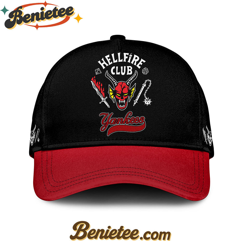 All Team MLB New York Yankees x Hellfire Club Redline Pinstripe Stranger Things Baseball Jersey - Image 4