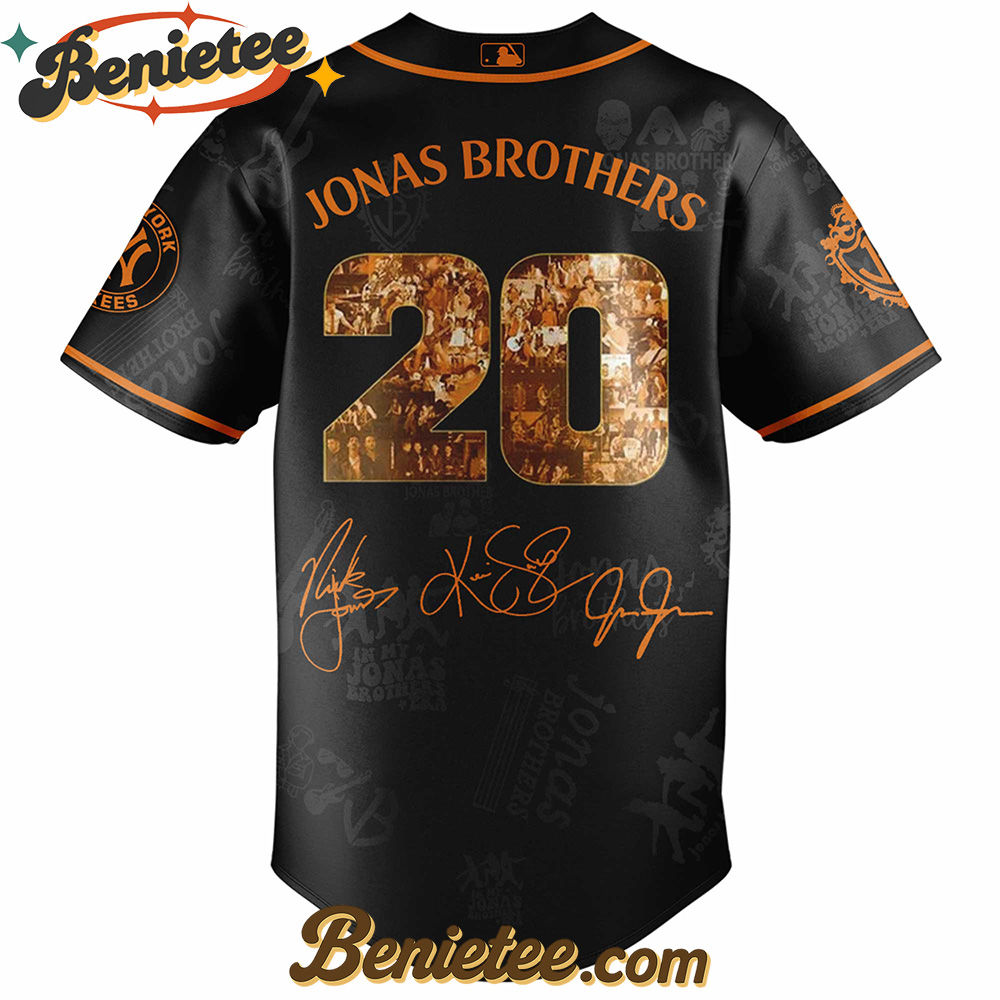 All Team MLB New York Yankees x Jonas Brothers Tour 2025 Baseball Jersey Editions Limited, - Image 3