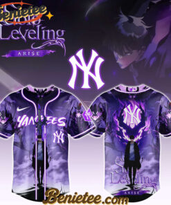 All Team MLB New York Yankees x Solo Leveling Baseball Jersey