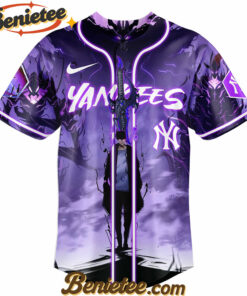 All Team MLB New York Yankees x Solo Leveling Baseball Jersey