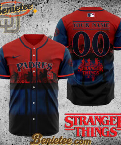All Team MLB San Diego Padres X Stranger Things Baseball Jersey