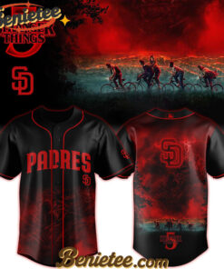All Team MLB San Diego Padres x Stranger Things Baseball Jersey 2025 Editions Limited