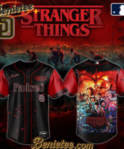 All Team MLB San Diego Padres x Stranger Things Baseball Jersey 2025 Editions Limited