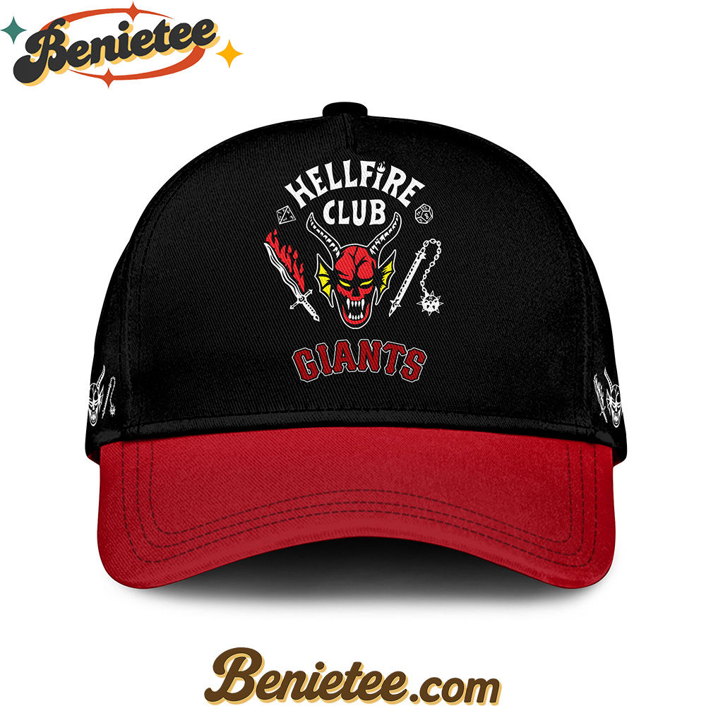 All Team MLB San Francisco Giants x Hellfire Club Redline Pinstripe Stranger Things Baseball Jersey - Image 4