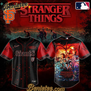 All Team MLB San Francisco Giants x Stranger Things Baseball Jersey 2025 Editions Limited
