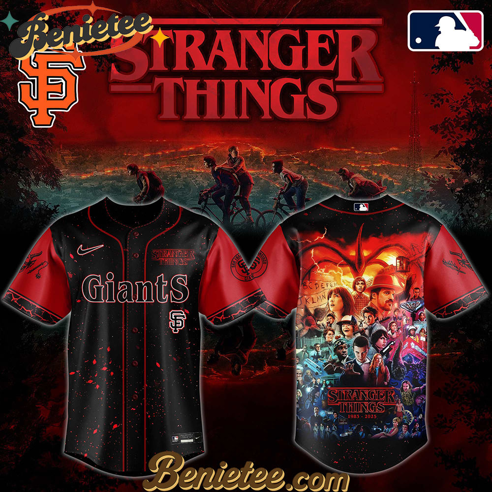 All Team MLB San Francisco Giants x Stranger Things Baseball Jersey 2025 Editions Limited