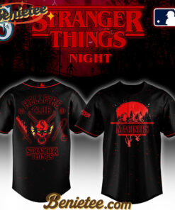 Alternative view of All Team MLB Seattle Mariners x Stranger Things Night Baseball Jersey Limited Edition