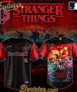 All Team MLB St. Louis Cardinals x Stranger Things Baseball Jersey 2025 Editions Limited