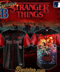 All Team MLB Tampa Bay Rays x Stranger Things Baseball Jersey 2025 Editions Limited
