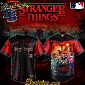 All Team MLB Tampa Bay Rays x Stranger Things Baseball Jersey 2025 Editions Limited
