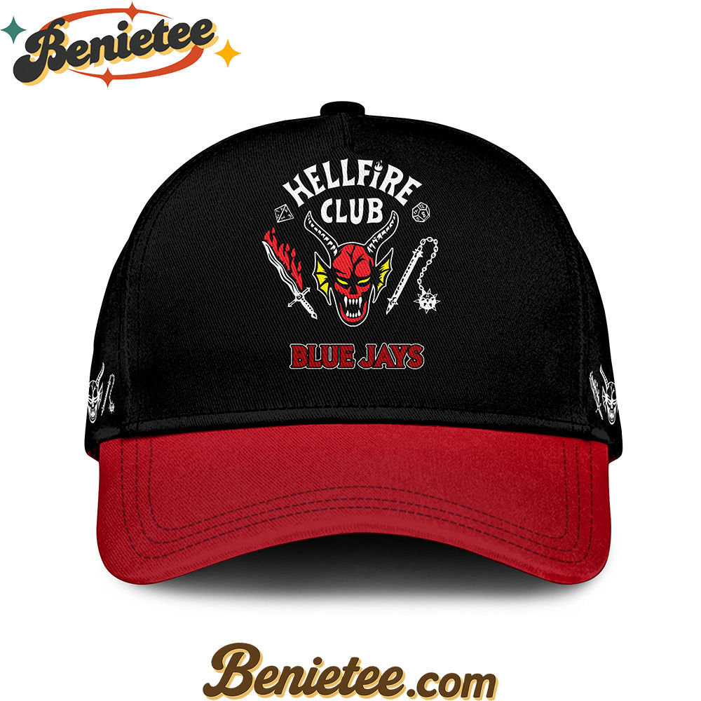 All Team MLB Toronto Blue Jays x Hellfire Club Redline Pinstripe Stranger Things Baseball Jersey - Image 4