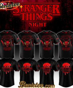 All Team MLB x Stranger Things Night Baseball Jersey Limited Edition