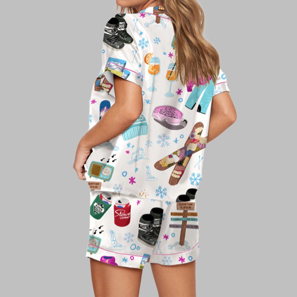 Apres Ski Holiday Pajama Set For Women - Image 2
