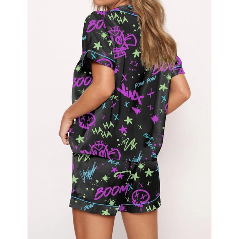 Arcane Jinx Graffiti Pajama Set For Women - Image 2