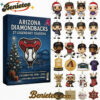 Arizona Diamondbacks Advent Calendar 2025 27th Anniversary Christmas Gift, Christmas Idea, Christmas Countdown Advent Calendar Gift Box with 24 Acrylic Ornaments