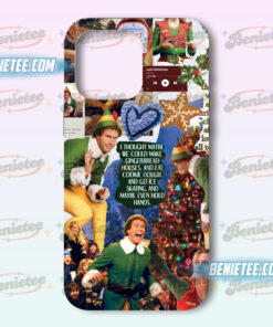 Elf collage iPhone Case, Buddy the Elf background iPhone Case, Gift for Christmas