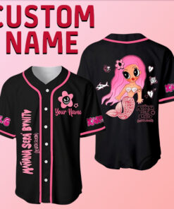 Custom Karol G Sublimation Baseball Jersey, Pink Karol G Bichota Jersey, Devil Angel Baseball Jersey