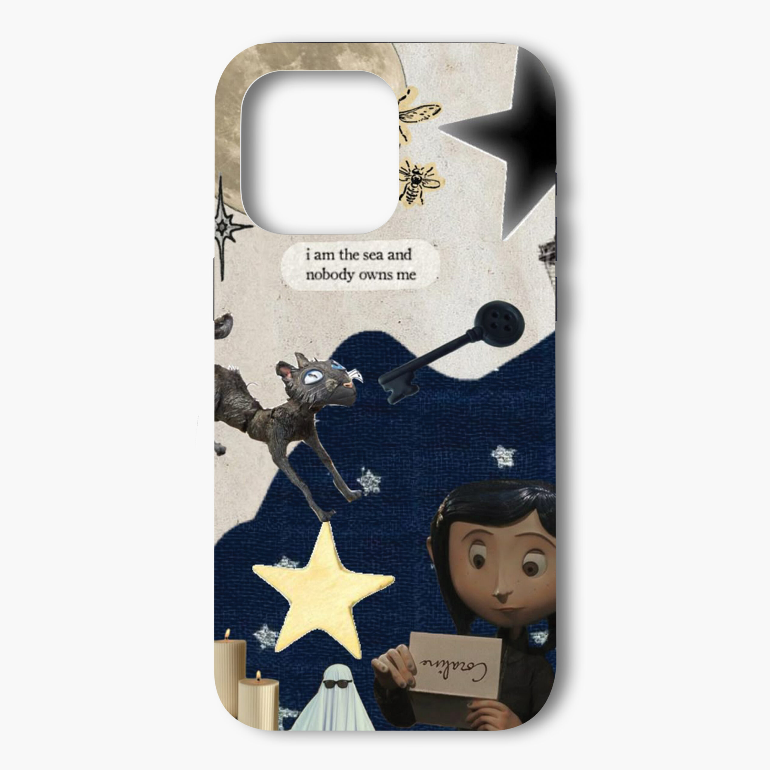 Sweet Coraline Midnight Iphone Case, Coraline Movie Phone Cover