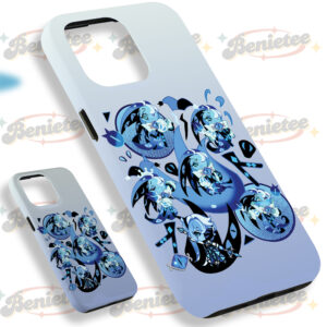 Cookie Shadow Milk Case Phone, Cookie Cover, Cute Gift for Birthday, Cookie Shadow Tough Case Phone