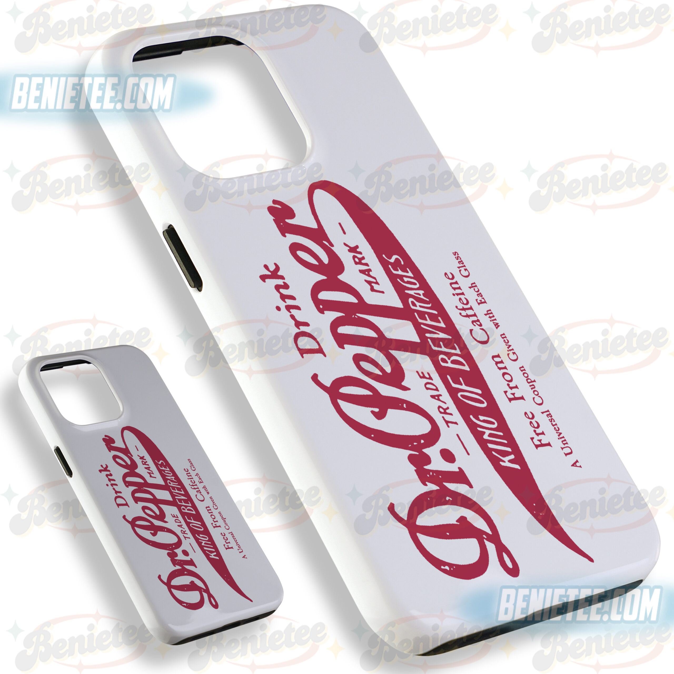 Vintage Dr Pepper Case Phone, Soda Dr Pepper Gifts For Her, For Fall And Winter Phone Cover - Image 2