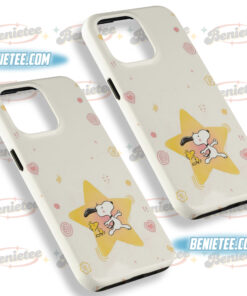 Alternative view of Snoopy Stars Adventure Accessories Case Phone, Snoopy Cartoon Characters on a Starry Background, Snoopy Tough Phone Cover
