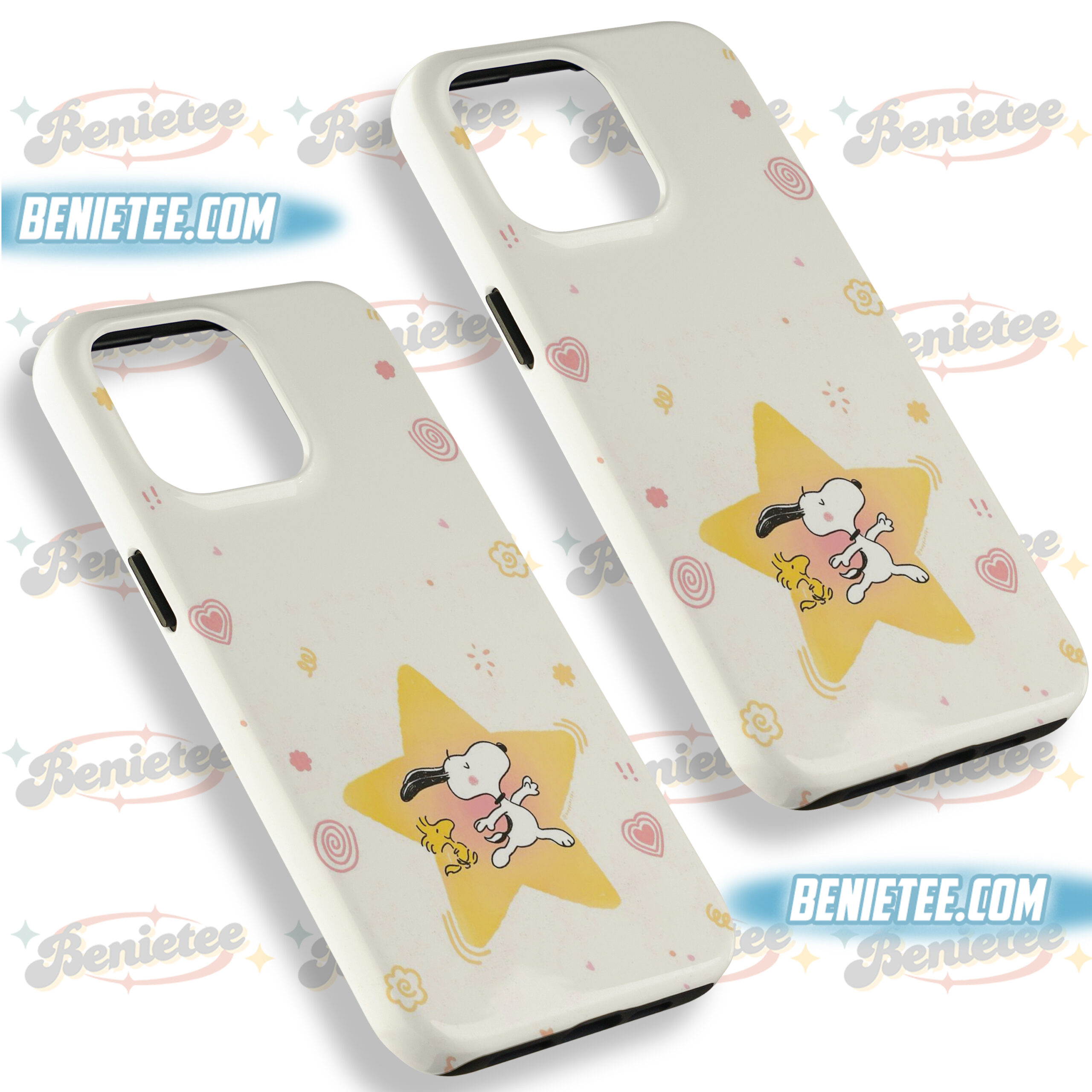 Snoopy Stars Adventure Accessories Case Phone, Snoopy Cartoon Characters on a Starry Background, Snoopy Tough Phone Cover - Image 2