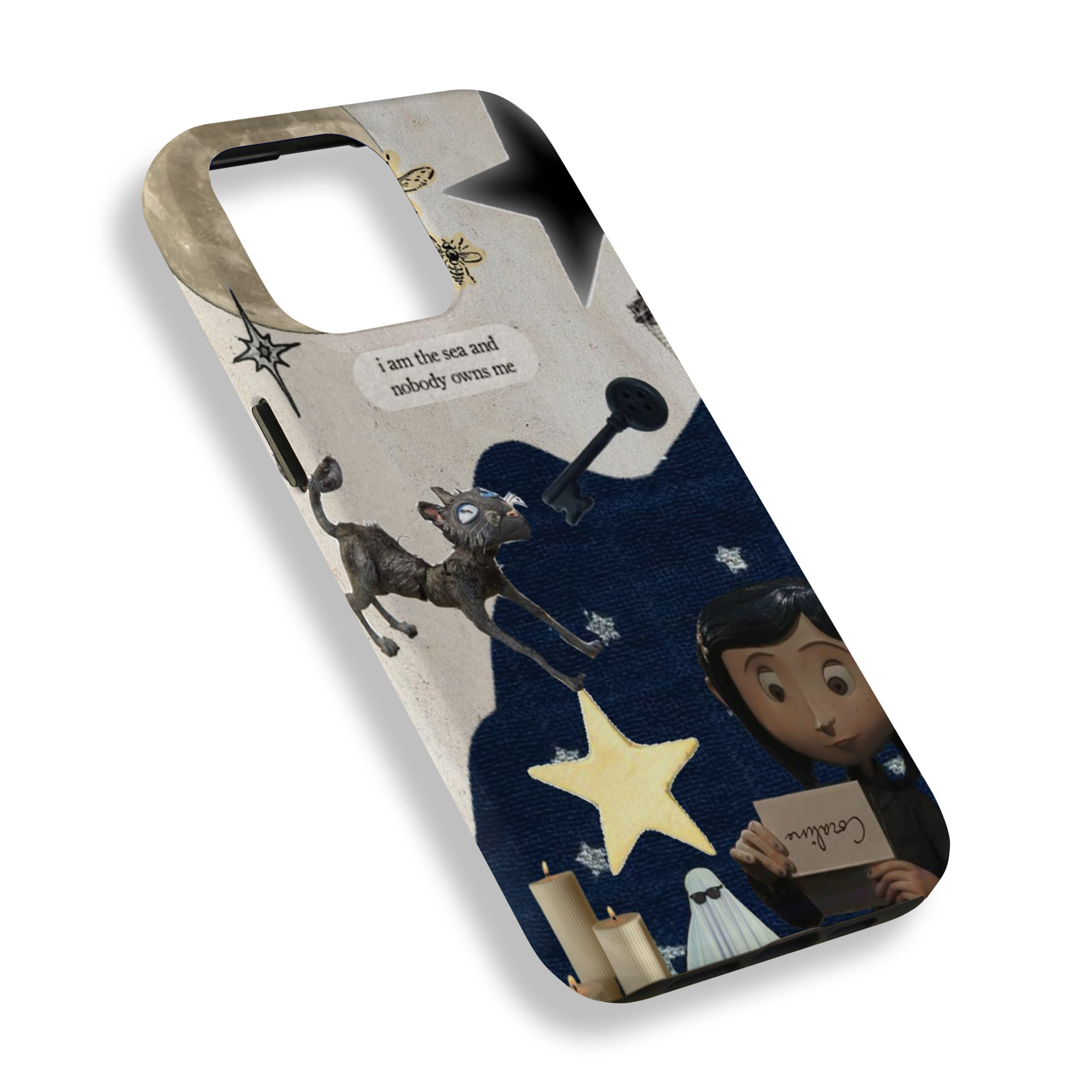 Sweet Coraline Midnight Iphone Case, Coraline Movie Phone Cover - Image 3