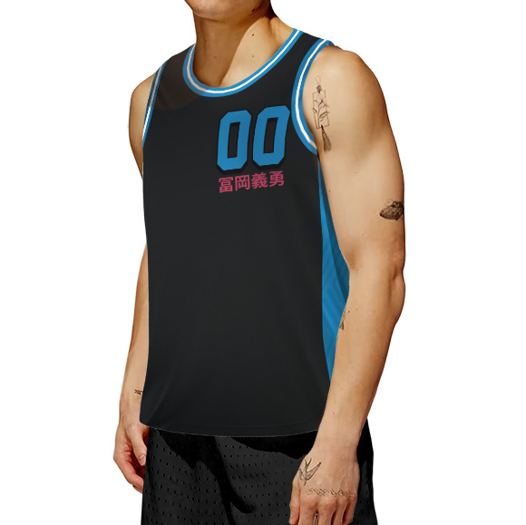 The Water Hashira BasketballJersay, Anime Demon Slayer, Custom Number - Image 5