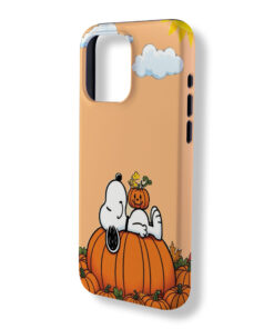 Alternative view of Halloween Snoopy Phone Case, Snoopy Phone Case, Autumn Snoopy Case