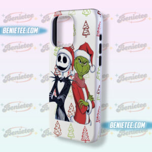 Alternative view of Nightmare before christmas Case Iphone, Grinch Halloween For All Iphone