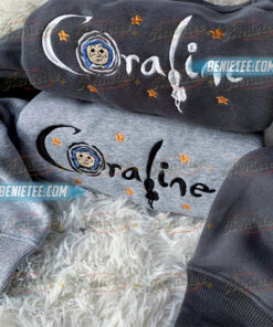 Scary Doll Embroidered Sweatshirt: Halloween Horror Movie Shirt