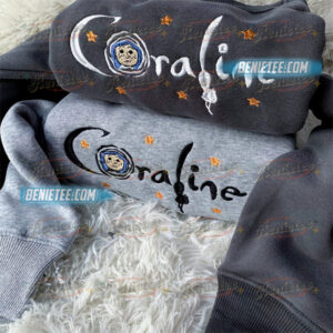 Scary Doll Embroidered Sweatshirt: Halloween Horror Movie Shirt