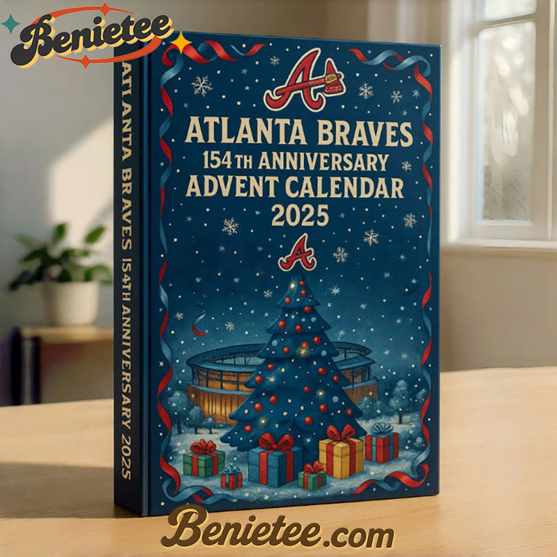 Atlanta Braves Advent Calendar 2025 154th Anniversary Christmas Gift, Christmas Idea, Christmas Countdown Advent Calendar Gift Box with 24 Acrylic Ornaments - Image 2