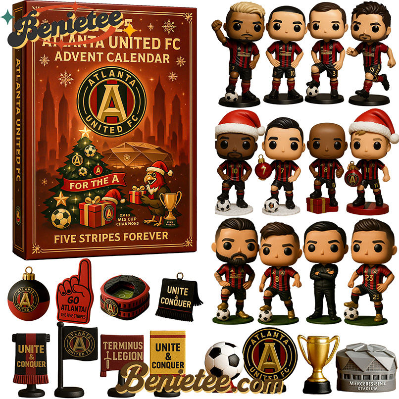 BEST Atlanta United FC Advent Calendar 2025, Christmas Countdown Advent Calendar Gift Box with 24 Acrylic Ornaments - Image 2