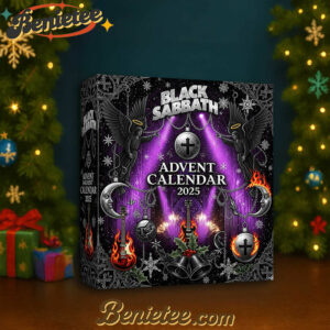 Black Sabbath Premium Advent Calendar 2025 CHRISTMAS GIFT, CHRISTMAS IDEA, Christmas Countdown Advent Calendar Gift Box with 24 Acrylic Ornaments