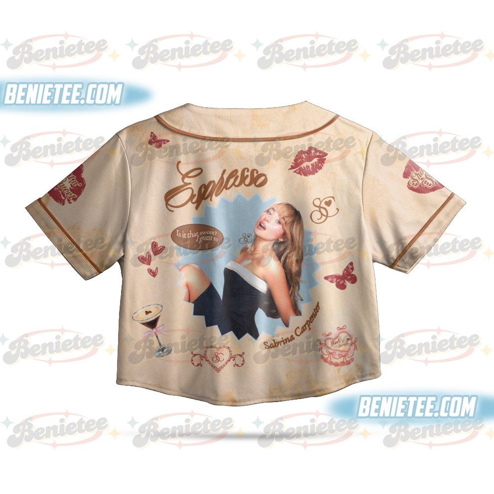 Sabrina Carpenter New Album Short N’ Sweet 2025 Baseball Jersey - Image 3