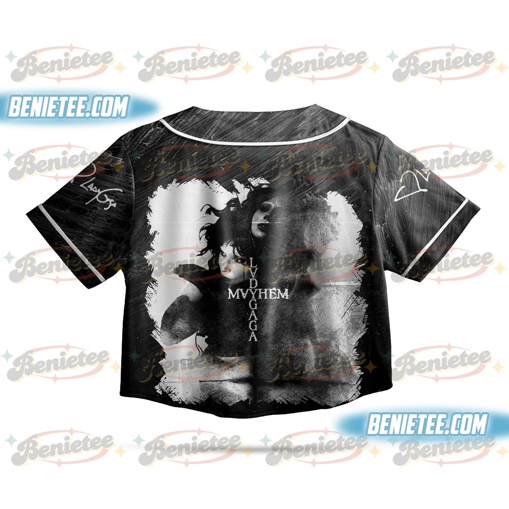 Lady Gaga Mayhem Ball Tour Baseball Jersey, Lady Gaga The Mayhem Shirt - Image 3