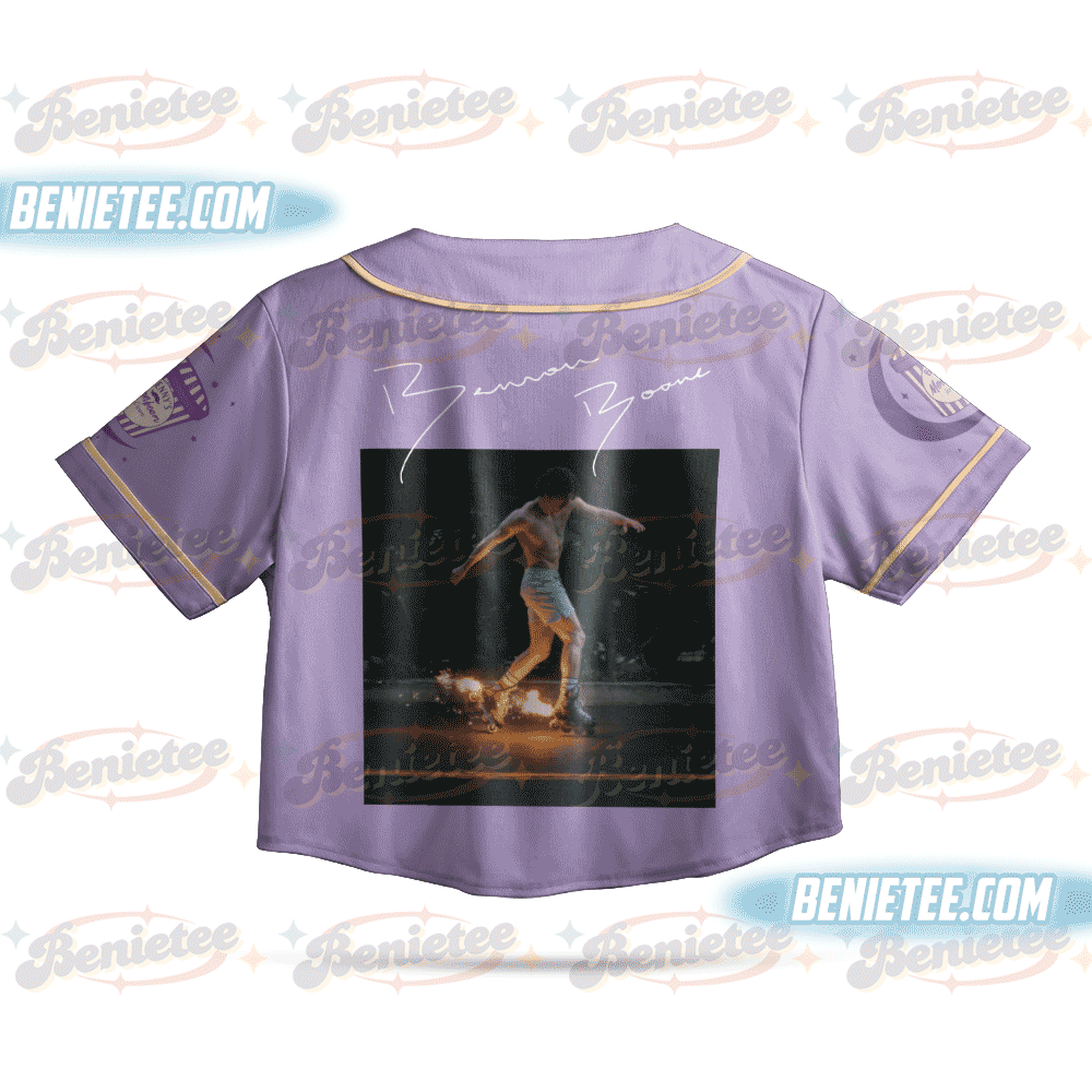 Moonbeam Ice Cream Crop Top Baseball Jersey, Tour Album 2025 Concert Jersey, America Concert Tour Jersey, Mystical Magical - Image 3