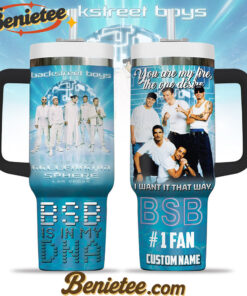 Alternative view of Backstreet Boys Lovers 40oz Tumbler Steel Custom Name, Gift For Fans
