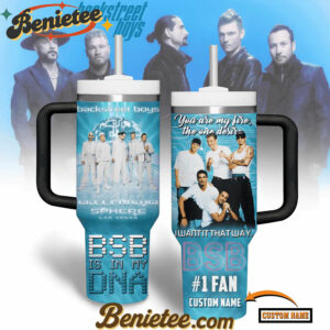 Backstreet Boys Lovers 40oz Tumbler Steel Custom Name, Gift For Fans