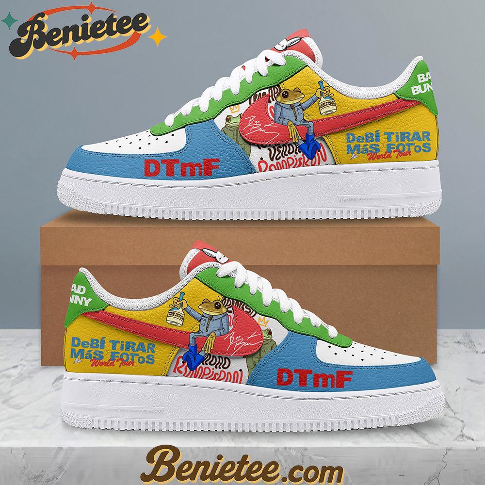 Bad Bunny Air Low-Top Sneakers Shoes For Men And Women - Image 3